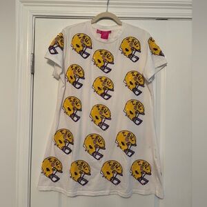 Queen of Sparkles LSU Helmet Dress